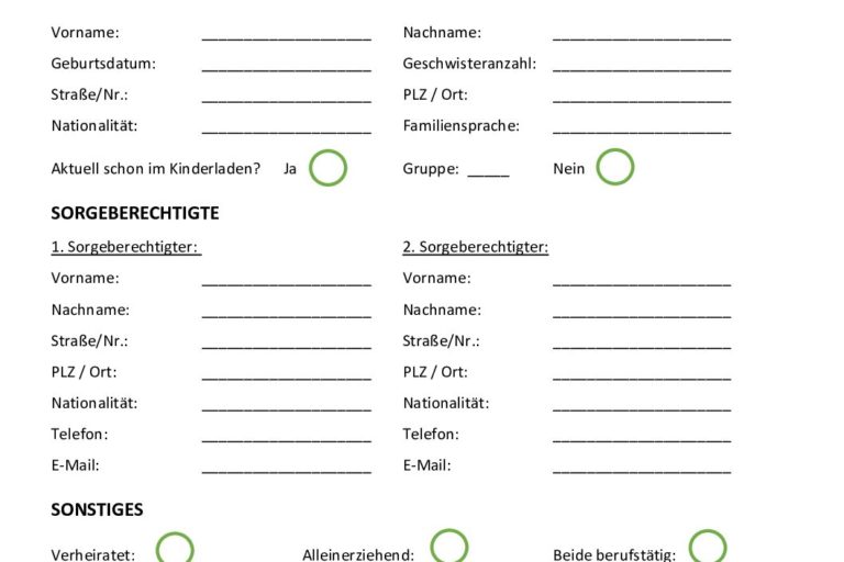 Warteliste Kinderladen Ehinger Tor NEU